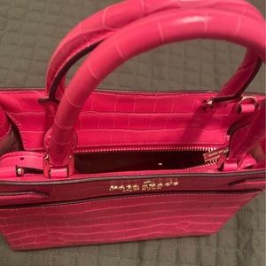 Kate Spade croc embossed leather bag - Pink